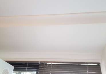 Damaged hole in ceiling after